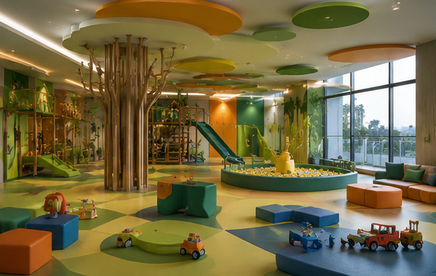 KW Ghaziabad indoor kids play area and zone